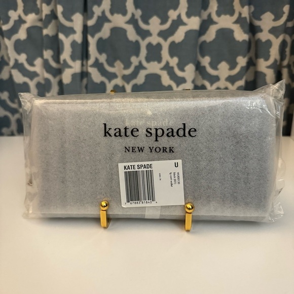 NWT Kate Spade Staci Large Continental Wallet - Black - Picture 4 of 6